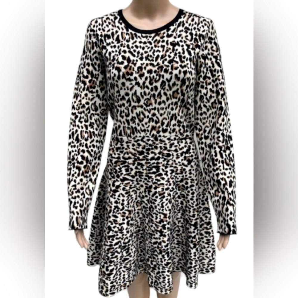 NWOT The Limited Leopard Print Sweater Dress